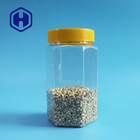 Bulk 670ml Przezroczyste plastikowe opakowanie Jar Hexagon Wide Mouth Opakowania na żywność PET
