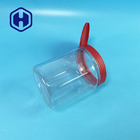 Flip Top Sześciokątne przezroczyste plastikowe słoiki PET na sole do kąpieli 660 ml