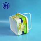 Ekologiczne IML Plastikowe pojemniki na zamówienie kwadratowe 2L plastikowe pudełko do pakowania ciasteczek