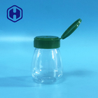 Małe słone papryki okrągłe PET pusty plastikowy słoik przypraw 100 ml Flip Top pokrywy 6 otworów