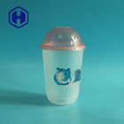 IML PP Niestandardowe drukowanie w kształcie litery U Milk Bubble Tea Plastikowy kubek do soku zimnej kawy