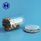 Przezroczyste plastikowe puszki PET z pierścieniem ściągającym 300 ml opakowanie z orzechów nerkowca