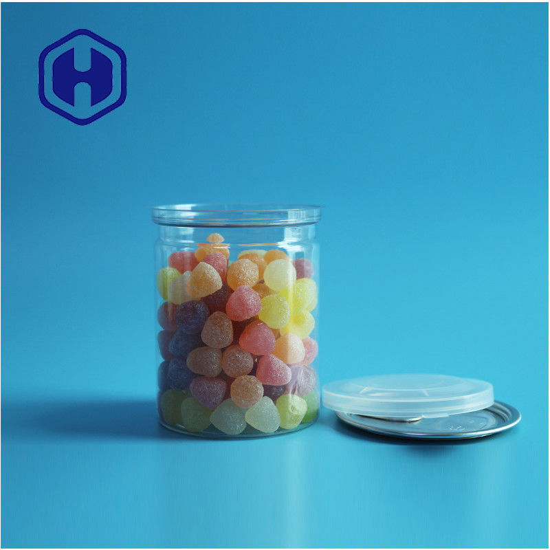 Przejrzysty PET szczelny łatwo otwarte puszki plastikowe / PET puszki żywnościowe do opakowań przeciekających