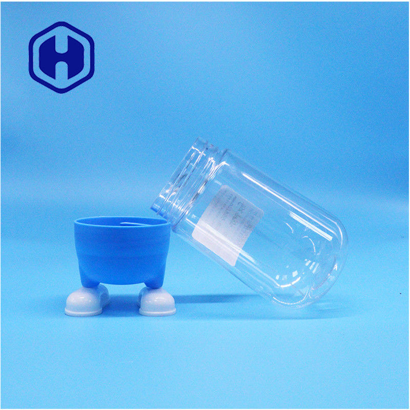 Unikalny kształt plastikowy żywności słodycze cukrowe ciasteczka prezent czyste słoik Fancy skrut pokrywa