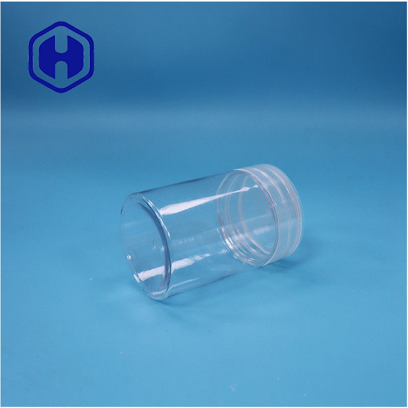 Okrągły, przejrzysty plastikowy PET Słodkie cukierki orzechy paprykowe Pudełko z płaską wiertarką