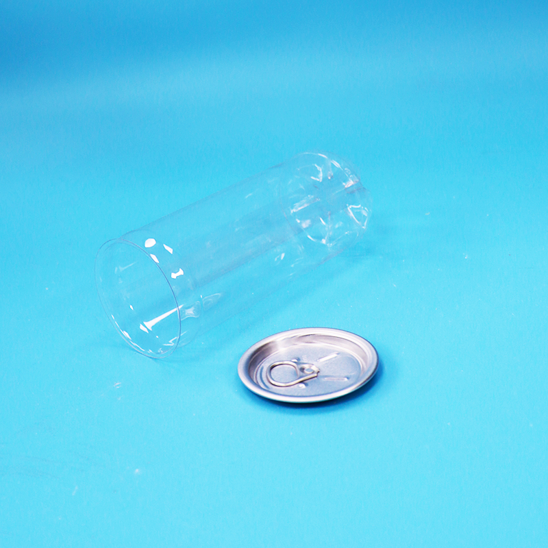 Bez BPA Bezprzepuszczalny Pusty Przejrzysty PET Soda Woda może łatwo otworzyć aluminiowy pokrywkę