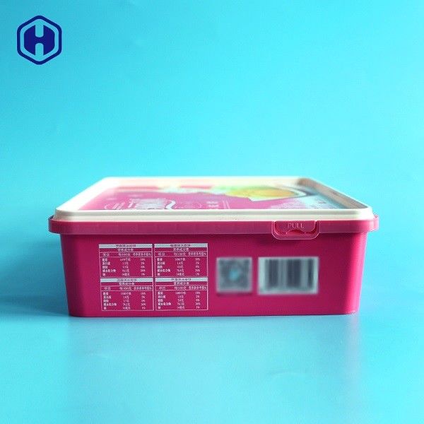 PP Plastikowe pudełko IML L25.7 * W21.3 * H6.9 480g Opakowanie suchych owoców