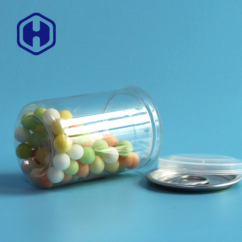 80g Plastikowa puszka PET na herbatę Słodycze Czekoladki Żywność dla niemowląt 165 ml 5,6 uncji 202 # Łatwe otwieranie końcówek