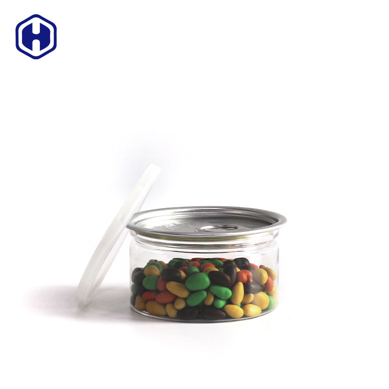 100 ml 3,5 g suchych ziół Przezroczyste plastikowe puszki EOE 211 # 38 mm Wysokość PET Tuńczyk Can
