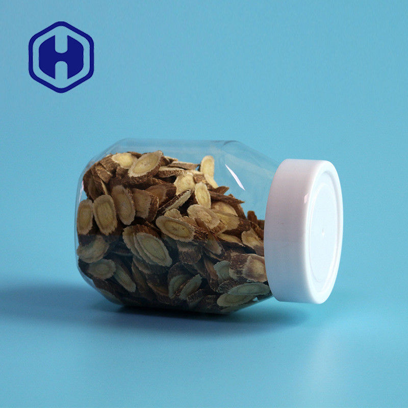 Nietoksyczny 390 ml 13 uncji plastikowego słoika z masłem orzechowym, przezroczysty kolor