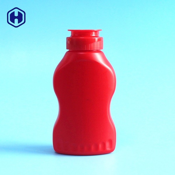 Czerwone wysokiej bariery Puste plastikowe butelki Żel krzemionkowy PP Flip Top 220g 210ml