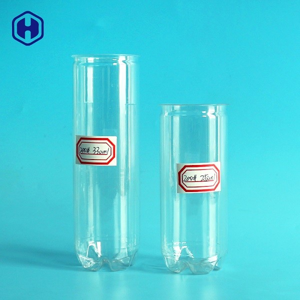 Przezroczyste plastikowe puszki po napojach gazowanych 250 ml 330 ml Opakowanie na napoje Nie rozlane