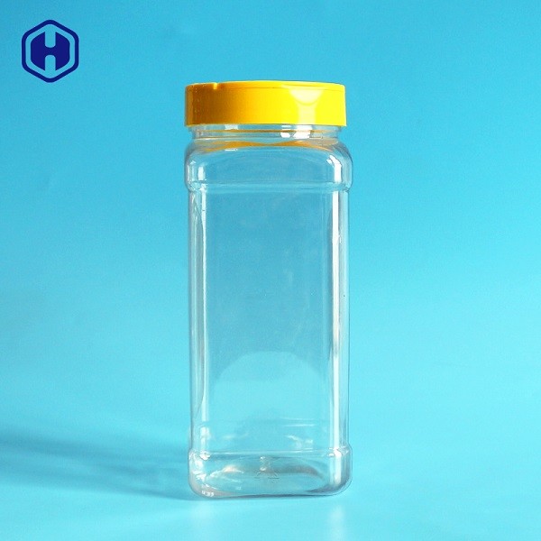 Kwadratowe goździki Puste butelki przypraw Plastikowe nie rozlane Długa żywotność