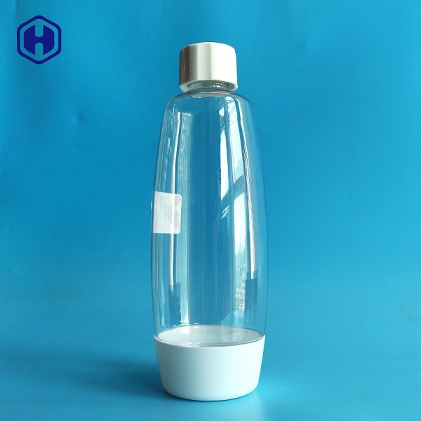 Zakręcana pokrywka Puste przezroczyste plastikowe butelki Plastikowy pojemnik na płyn wielokrotnego użytku