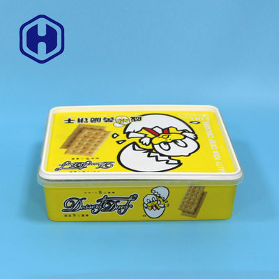 Kwadratowe 2600 ml PP IML Plastikowe pojemniki Opakowanie Bpa Free