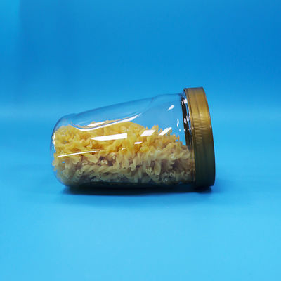 Szerszy usta plastikowe PET przejrzysty słoik dla żywności makaronów ciasteczka cukierków opakowania