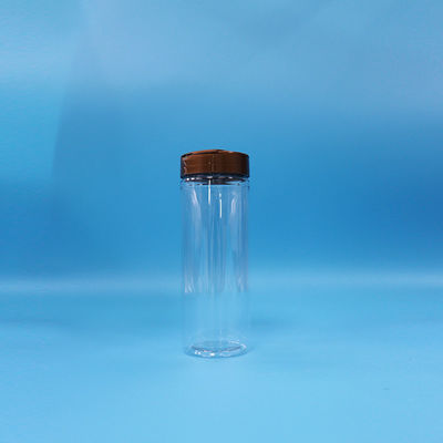 Plastic PET Round Wide Mouth Transparent Spice Jars Sifter Caps Chili Pepper Powder