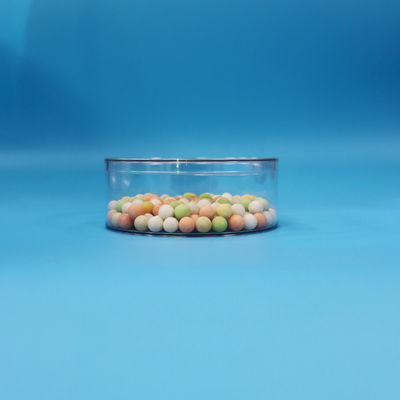 Biskwitowe, suszone owoce, cukierki, czekoladowe, przejrzyste, okrągłe plastikowe opakowania