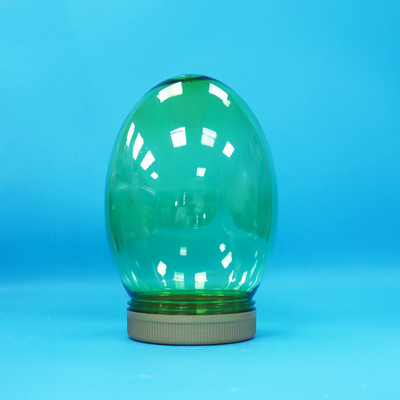 Przejrzystość Unikalny kształt Plast PET Żywność orzechy Pistachio Jar Screw Flat Lid