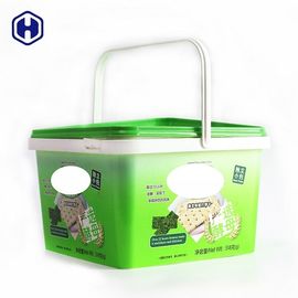 Mocne, wielokrotnego użytku małe kwadratowe plastikowe pojemniki Solidna, odporna na zarysowania