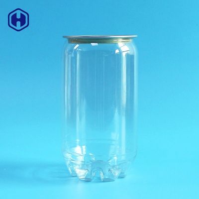 Plastikowe koks z żywnością może bezbarwne okrągłe plastikowe tuby