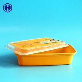 Pusty plastikowy pojemnik do pakowania żywności w etykietowaniu form 400 ml 750 ml