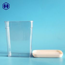 Trapezoidalne opakowanie do żywności Jednorazowe plastikowe pudełko Przenośne nierozlane