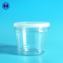 Cienkościenne plastikowe pojemniki do żywności okrągłe plastikowe zakręcane słoiki