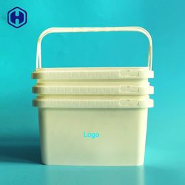 Wanny SGS FDA QS IML Plastikowe pojemniki na zawiasach Niestandardowe logo