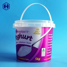 Przyjazne dla środowiska wiadro jogurtowe IML 5000 ml Dostosuj etykietowanie