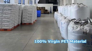 100% pierwotnego surowca PET | Materiał opakowaniowy do kontaktu z żywnością z certyfikatem FSSC22000
