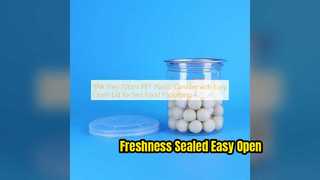 Kanister PET o pojemności 220 ml do pakowania owoców morza i słodyczy