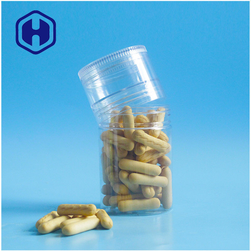 240 ml Plastikowy słoik PET H92mm 2 warstwy Zakręcana pokrywka Pasta Jam Bars Biscuit Empty