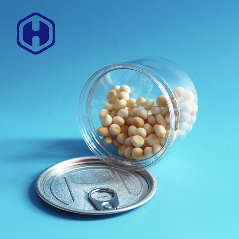 Cat Dog Treat Herbatniki Plastikowe, łatwe do otwierania puszki z karmą dla zwierząt Okrągłe 250 ml 60 mm wysokości