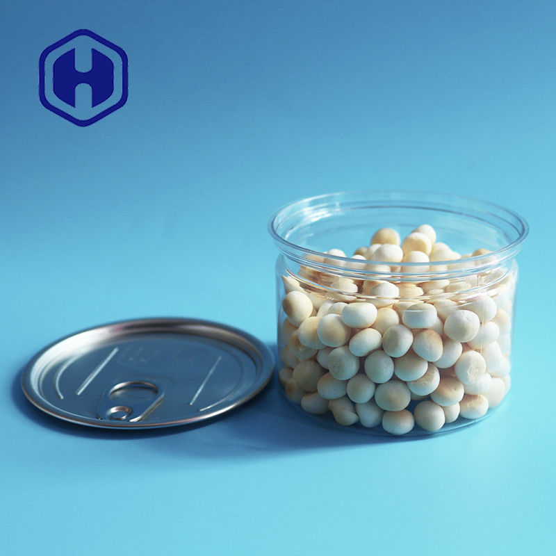 Cat Dog Treat Herbatniki Plastikowe, łatwe do otwierania puszki z karmą dla zwierząt Okrągłe 250 ml 60 mm wysokości