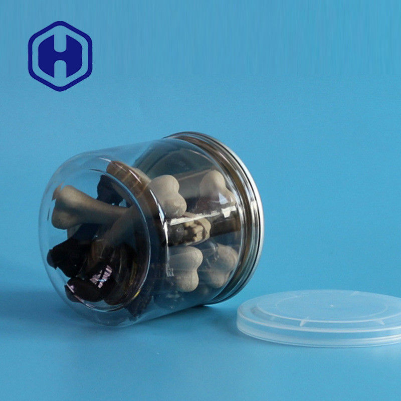 Przejrzyste plastikowe puszki z PET z łatwym otwartym końcem do suszenia sosu i przypraw