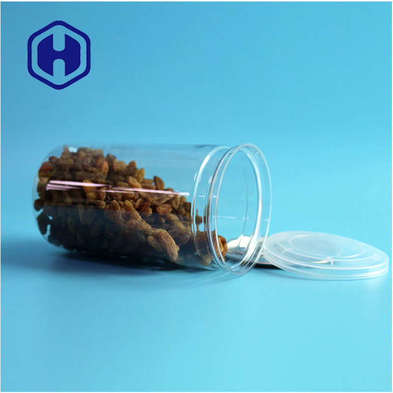 500 ml Wzory indywidualne Śniady Produkty spożywcze Powtórnie używalne puszki z tworzyw sztucznych PET do pakowania żywności