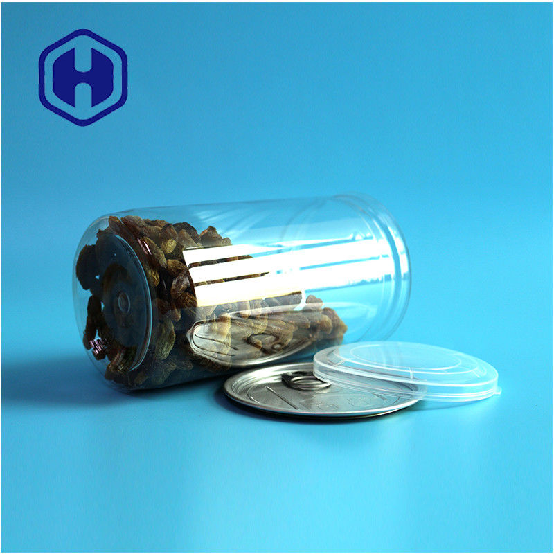 500 ml Wzory indywidualne Śniady Produkty spożywcze Powtórnie używalne puszki z tworzyw sztucznych PET do pakowania żywności