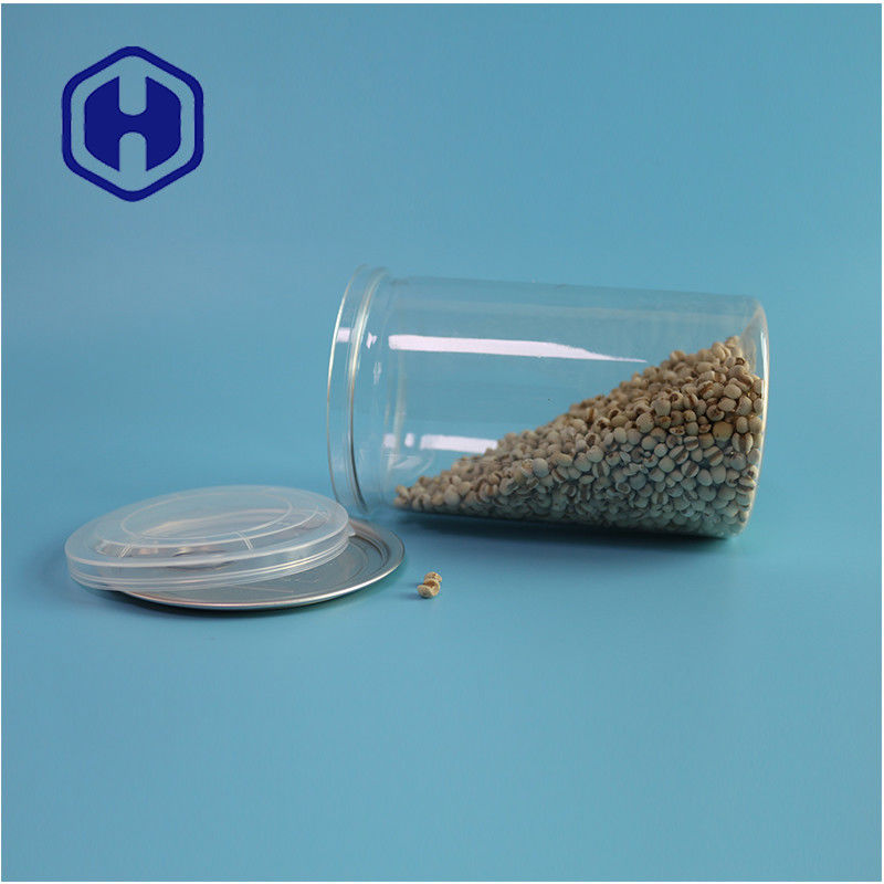 Środki morskie orzechy Żywność Bezpieczna Przejrzystość Recyklingowa Okrągła puszka PET Żywność z łatwym otwartym końcem