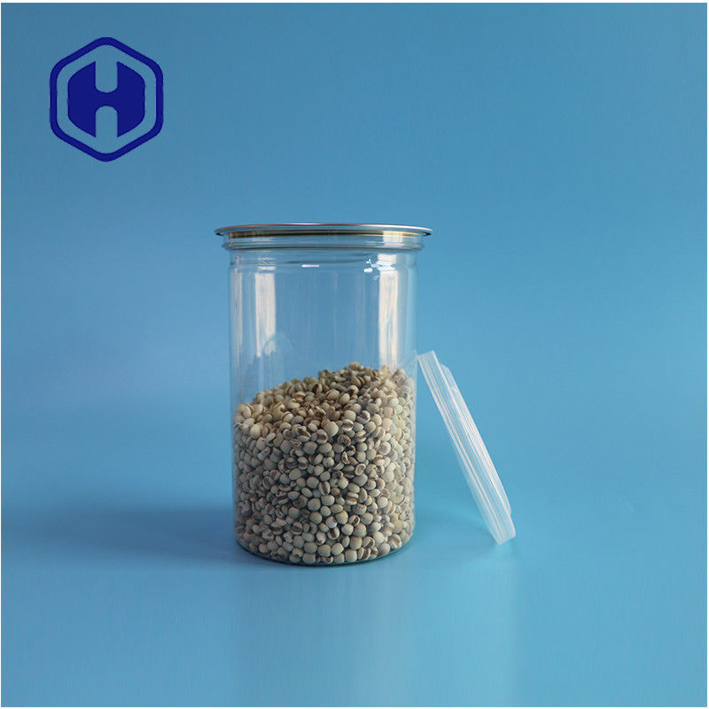 Środki morskie orzechy Żywność Bezpieczna Przejrzystość Recyklingowa Okrągła puszka PET Żywność z łatwym otwartym końcem