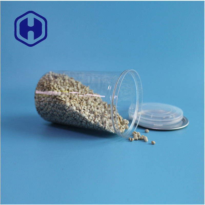 Środki morskie orzechy Żywność Bezpieczna Przejrzystość Recyklingowa Okrągła puszka PET Żywność z łatwym otwartym końcem