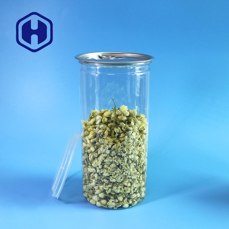 1380 ml puszki z popcornem, czysty PET z szerokim ustem do bezproblemowego wypełniania i podawania