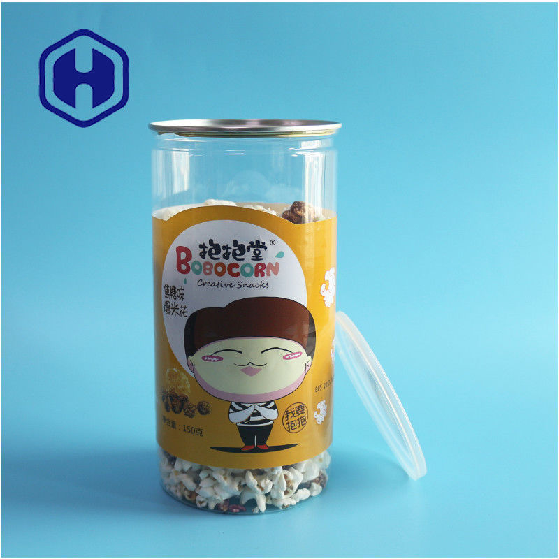 Chiny Producent popcorn 1400ml Cylindrical recykling PET Can Leak Proof