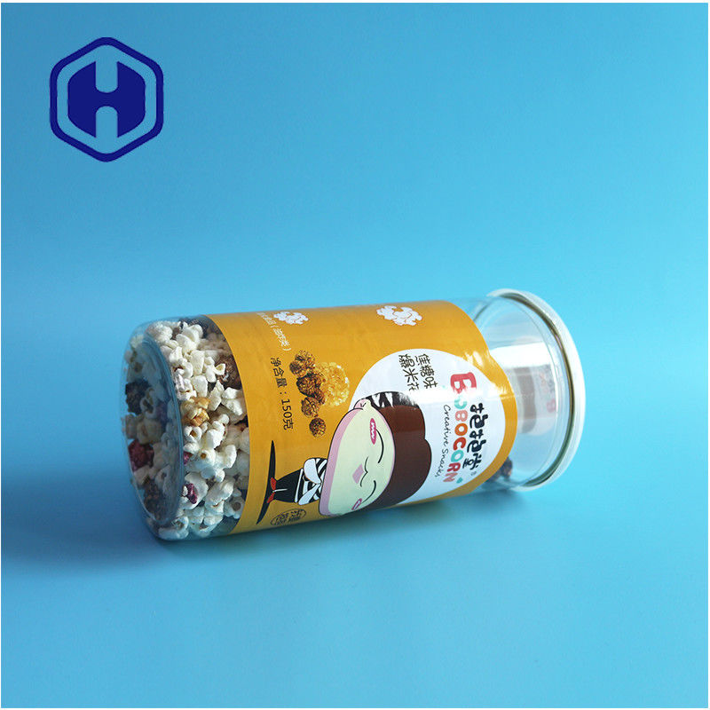 Chiny Producent popcorn 1400ml Cylindrical recykling PET Can Leak Proof
