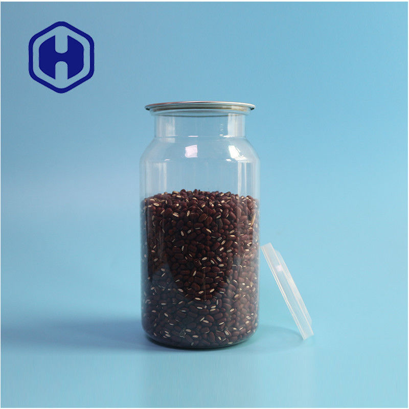 Przejrzyste plastikowe puszki PET do suchej żywności i przypraw z wytrzymałością i łatwym otwarciem