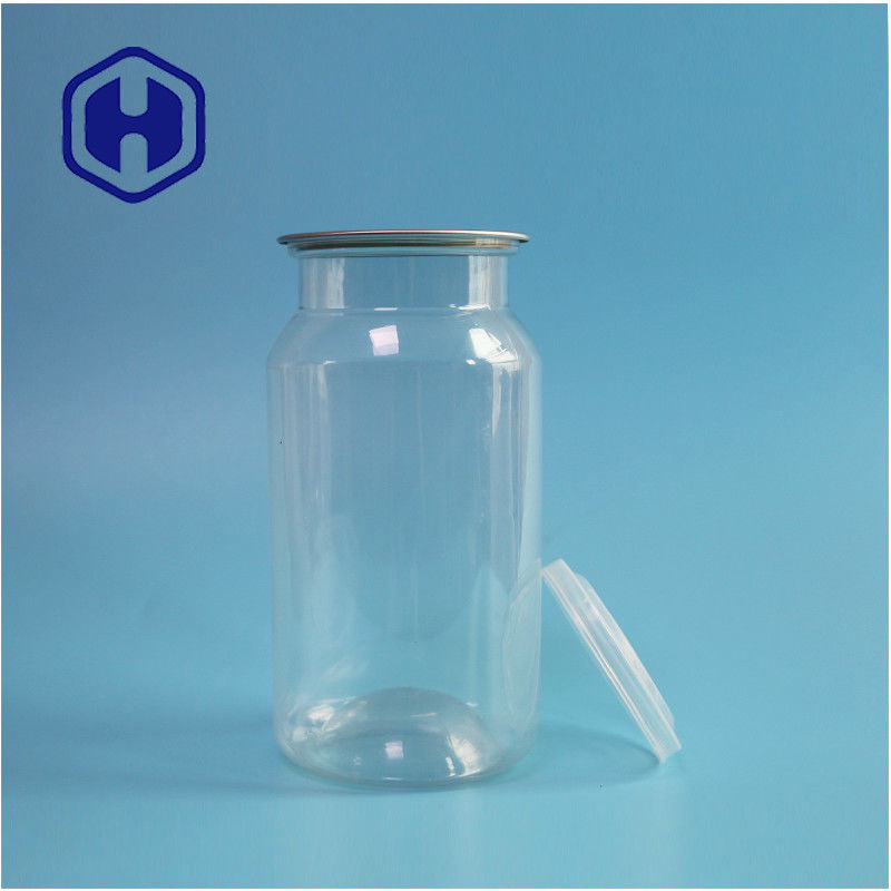 Przejrzyste plastikowe puszki PET do suchej żywności i przypraw z wytrzymałością i łatwym otwarciem