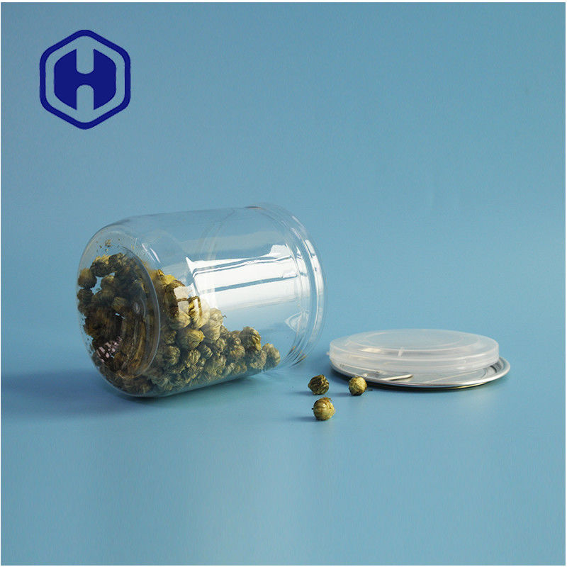 Opakowania dla supermarketów Bezprzewodowe do wycieku plastikowe puszki z ciasteczek PET z łatwo otwieranymi pokrywkami