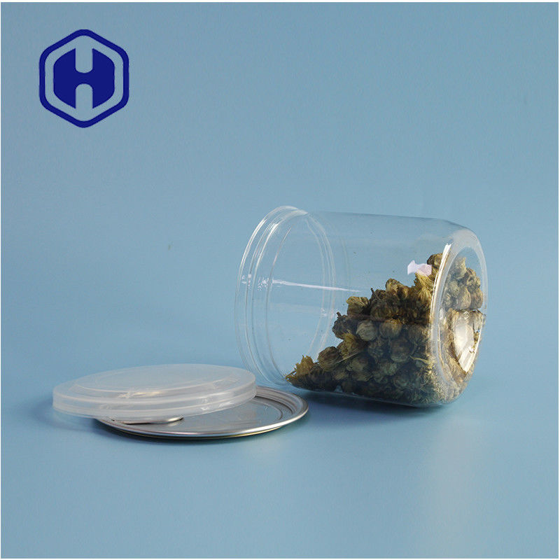 Opakowania dla supermarketów Bezprzewodowe do wycieku plastikowe puszki z ciasteczek PET z łatwo otwieranymi pokrywkami