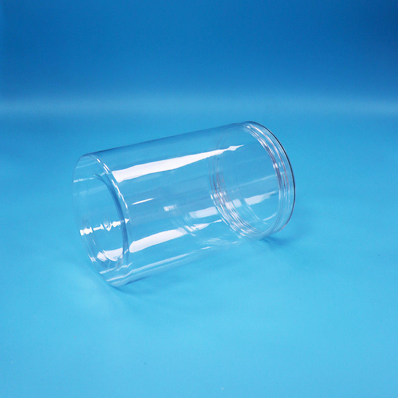 35.5oz Żywność Żywność Cukierki orzechy Przejrzysty Cylinder Okrągły PET Plastic Jar Przejrzysty Śrubokręt