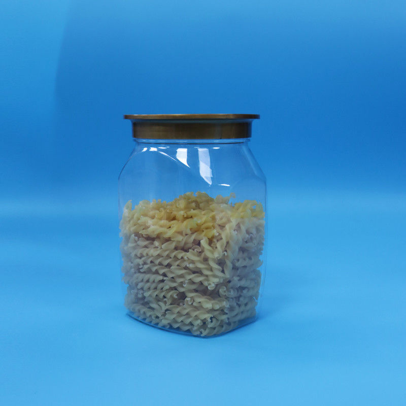 Żywność dla niemowląt Wysokiej jakości Przejrzysty plastikowy z PET Zbiornik do przechowywania żywności Szybki pokrywkę do orzechów